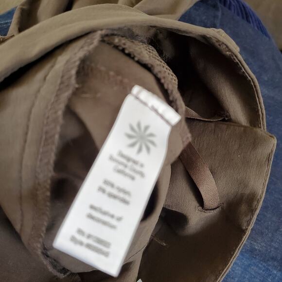 Athleta Brown ripstop nylon med thigh shorts Hiling Outdoor Casual - Picture 3 of 8